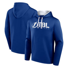 Tampa Bay Lightning Logo Athletic Head Start Pullover Hoodie - Blue - NHL