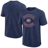 Montreal Canadiens Logo Athletic Success T-Shirt - Heather Navy - NHL