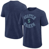 Seattle Kraken Logo Athletic Success T-Shirt - Heather Navy - NHL