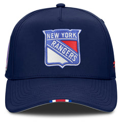 New York Rangers Fanatics 2025 NHL Draft Authentic Pro On-Stage Podium A-Frame Adjustable Hat - Navy - NHL