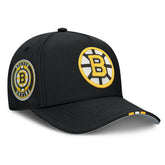 Boston Bruins Fanatics 2025 NHL Draft Authentic Pro On-Stage Podium A-Frame Adjustable Hat - Black - NHL