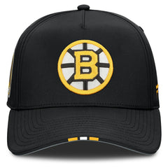 Boston Bruins Fanatics 2025 NHL Draft Authentic Pro On-Stage Podium A-Frame Adjustable Hat - Black - NHL