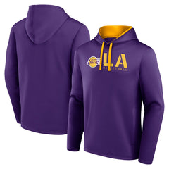 Los Angeles Lakers Logo Athletic Head Start Pullover Hoodie Purple - NBA