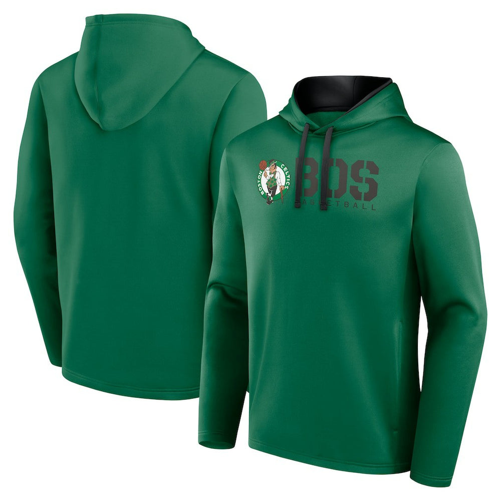 Boston Celtics Logo Athletic Head Start Pullover Hoodie Kelly Green - NBA