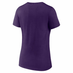 Phoenix Suns Logo Athletic Women's Unrivaled V-Neck T-Shirt Purple - NBA