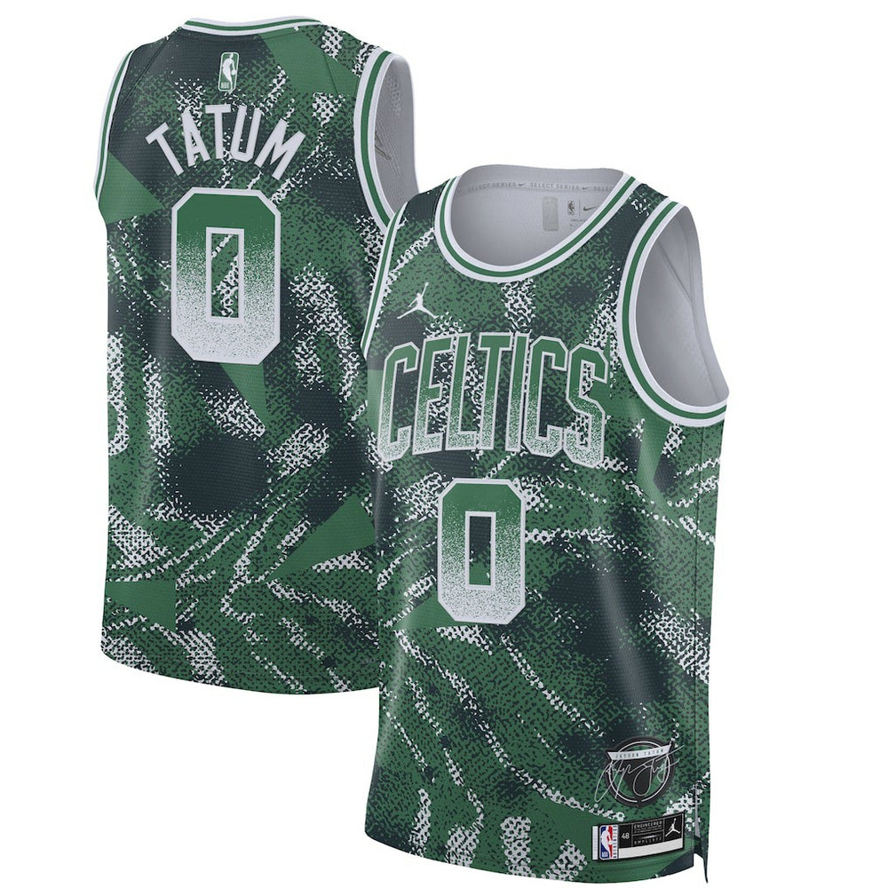 Jayson Tatum Boston Celtics Unisex 2025 Select Series Swingman Player Jersey Green - NBA