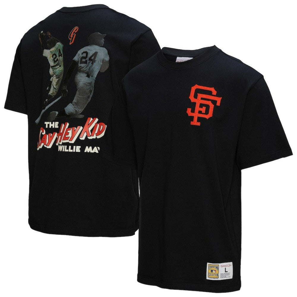 Willie Mays San Francisco Giants Mitchell & Ness Legends Collection Vintage Logo T-Shirt - MLB