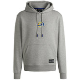 Los Angeles Rams Hugo Boss Unisex Woodson Tri-Blend Hoodie Heather Gray | NFL