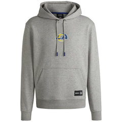Los Angeles Rams Hugo Boss Unisex Woodson Tri-Blend Hoodie Heather Gray | NFL