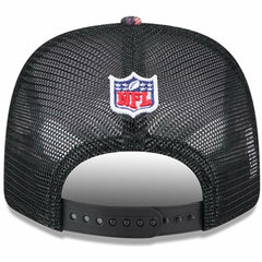Cleveland Browns New Era 2024 NFL Crucial Catch Plaid 9SEVENTY Trucker Snapback Hat Black | NFL