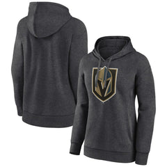 Vegas Golden Knights Women's Primary Logo Pullover Hoodie - Charcoal - NHL