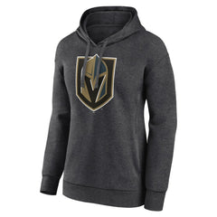 Vegas Golden Knights Women's Primary Logo Pullover Hoodie - Charcoal - NHL