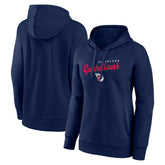 Cleveland Guardians Logo Athletic Women's Logo Triumphant V-Neck Pullover Hoodie - MLB