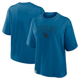 Tennessee Titans Women's Glory Arch Boxy T-Shirt Blue | Nike for Sale