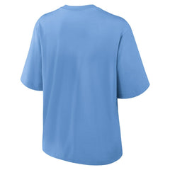 Los Angeles Chargers Women's Glory Arch Boxy T-Shirt Powder Blue | Nike for Sale