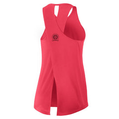 San Francisco 49ers Women's Glory Open-Back Crisscross Dri-FIT Tank Top Light Red | Nike for Sale