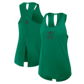 Green Bay Packers Women's Glory Open-Back Crisscross Dri-FIT Tank Top Green | Nike for Sale