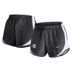Miami Dolphins Women's Tempo Dri-FIT Shorts Anthracite | Nike for Sale