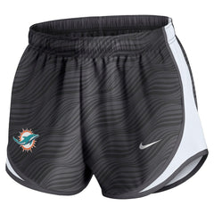 Miami Dolphins Women's Tempo Dri-FIT Shorts Anthracite | Nike for Sale