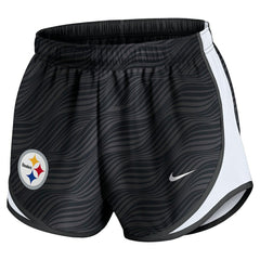 Pittsburgh Steelers Women's Tempo Dri-FIT Shorts Anthracite | Nike for Sale