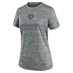 Chicago Bears Women's Sideline Velocity Dri-FIT T-Shirt Gray | Nike for Sale