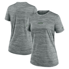 New York Jets Women's Sideline Velocity Dri-FIT T-Shirt Gray | Nike for Sale
