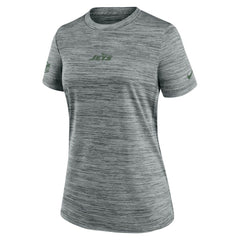 New York Jets Women's Sideline Velocity Dri-FIT T-Shirt Gray | Nike for Sale