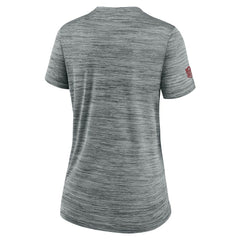 San Francisco 49ers Women's Sideline Velocity Dri-FIT T-Shirt Gray | Nike for Sale