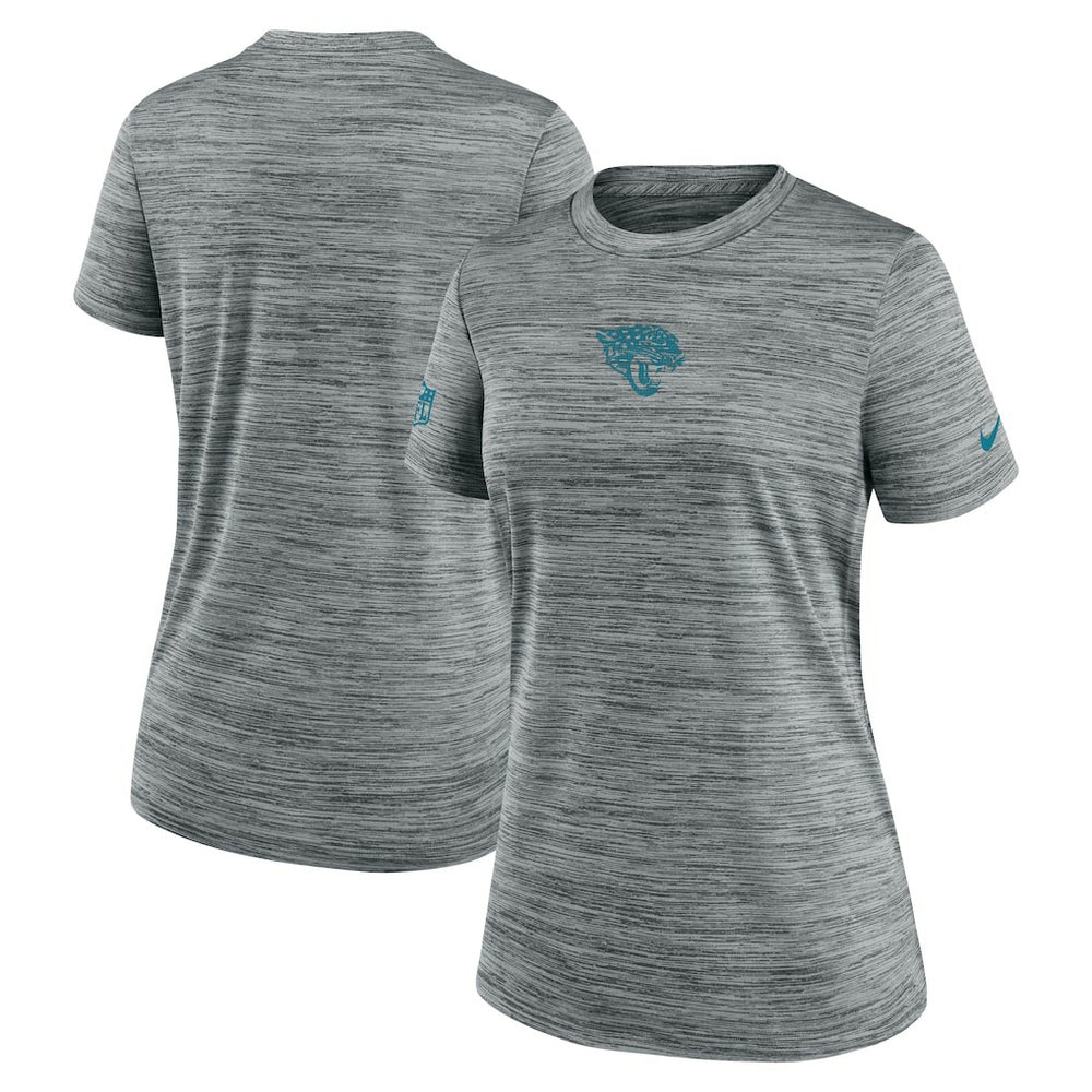 Jacksonville Jaguars Women's Sideline Velocity Dri-FIT T-Shirt Gray | Nike for Sale