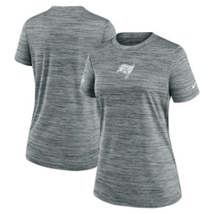 Tampa Bay Buccaneers Women's Sideline Velocity Dri-FIT T-Shirt Gray | Nike for Sale