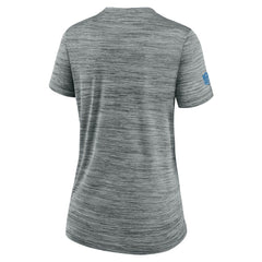Los Angeles Chargers Women's Sideline Velocity Dri-FIT T-Shirt Gray | Nike for Sale