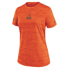Cleveland Browns Women's Sideline Velocity Dri-FIT T-Shirt Orange | Nike for Sale