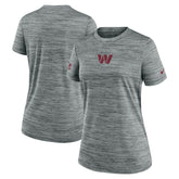 Washington Commanders Women's Sideline Velocity Dri-FIT T-Shirt Gray | Nike for Sale