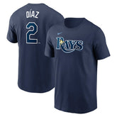 Yandy Diaz Tampa Bay Rays Nike Fuse Name & Number T-Shirt - MLB