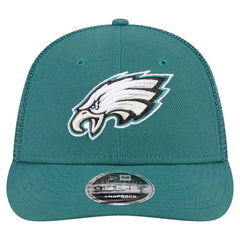 Philadelphia Eagles New Era Low Profile 9FIFTY Snapback Hat Midnight Green | NFL