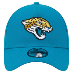 Jacksonville Jaguars New Era A-Frame 9FORTY Adjustable Hat Teal | NFL