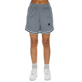Dallas Cowboys New Era Women's Sport Classics Mesh Shorts Silver/Navy | NFL