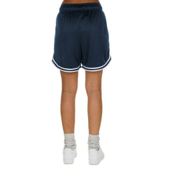 Dallas Cowboys New Era Women's Sport Classics Mesh Shorts Silver/Navy | NFL