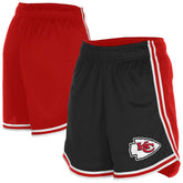 Kansas City Chiefs New Era Women's Sport Classics Mesh Shorts Black/Red | NFL