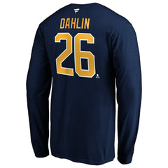 Rasmus Dahlin Buffalo Sabres Fanatics Authentic Stack Name & Number T-Shirt - Navy - NHL