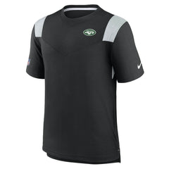 New York Jets Sideline Tonal Logo Performance Player T-Shirt Black | Nike for Sale