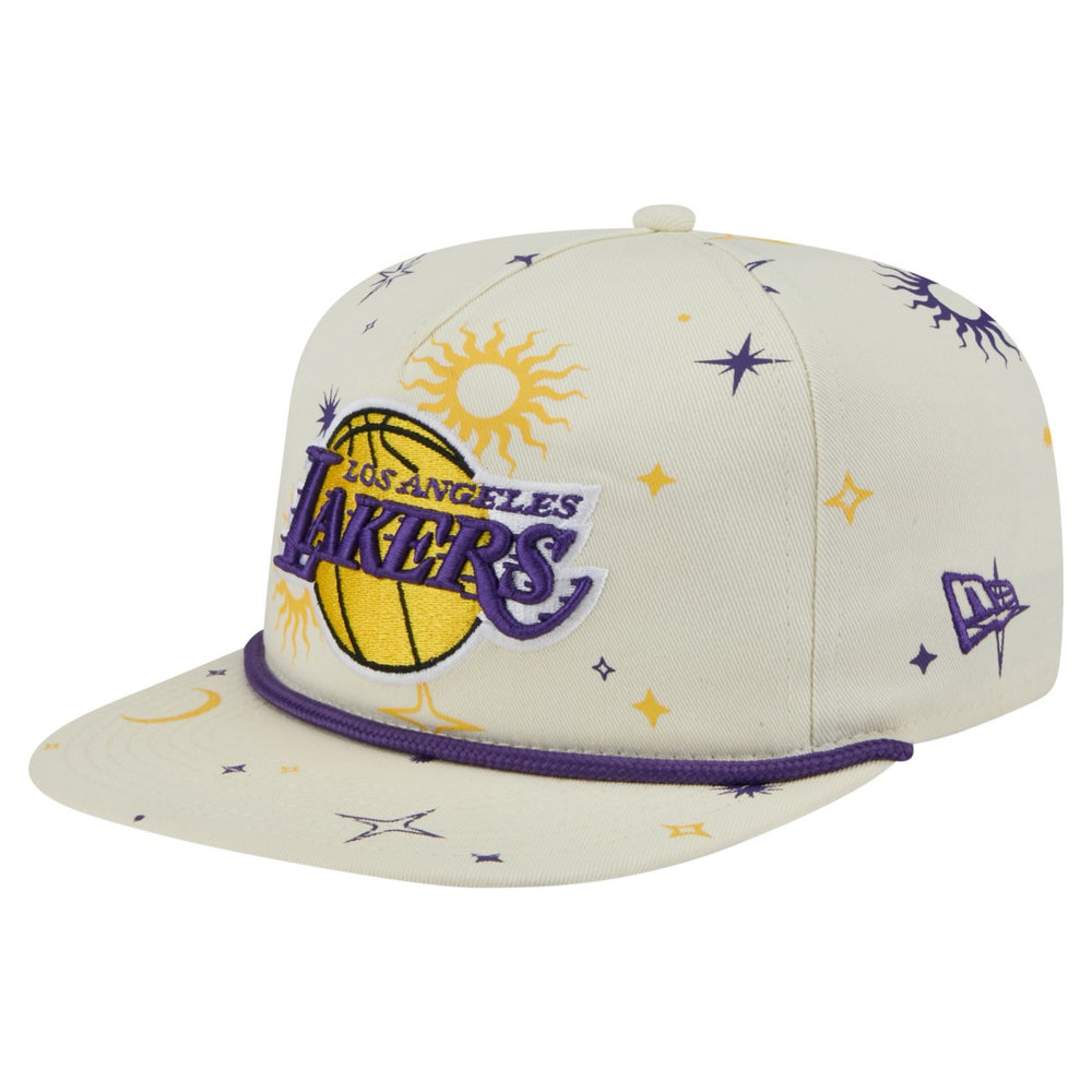 Los Angeles Lakers Lunar Golfer Snapback Hat Cream - NBA