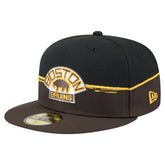 Boston Bruins New Era Vintage Color Dip 59FIFTY Fitted Hat - Brown/Black - NHL