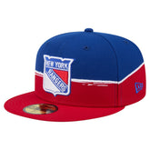 New York Rangers New Era Vintage Color Dip 59FIFTY Fitted Hat - Red/Royal - NHL