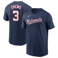 Dylan Crews Washington Nationals Nike Fuse Name & Number T-Shirt - MLB