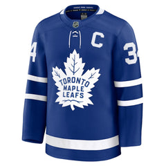 Auston Matthews Toronto Maple Leafs Fanatics Captain Patch Home Premium Jersey - Blue - NHL