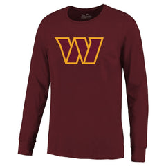 Jayden Daniels Washington Commanders Majestic Threads Name & Number Non-Distressed Long Sleeve T-Shirt Burgundy | NFL