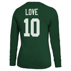 Jordan Love Green Bay Packers Majestic Threads Women's Name & Number Long Sleeve T-Shirt Green | NFL