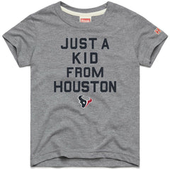 Houston Texans Homage Youth Just a Kid Tri-Blend T-Shirt Gray | NFL