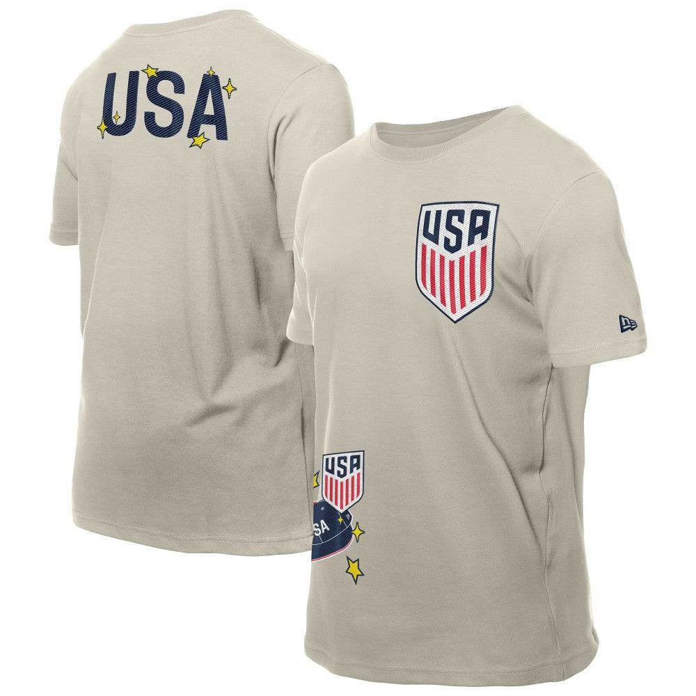 USMNT New Era Logo Select T-Shirt Light Beige | New Era online